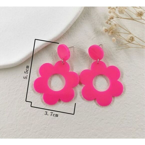 Flower Earrings - Picture 5 of 6